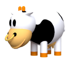 Moo Moo Farm Cow - Mario Customs