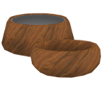 Wooden Bowl - Nintendogs + Cats