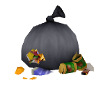 Plastic Garbage Bag - Nintendogs + Cats