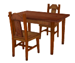 Dining-Table Set - Nintendogs + Cats