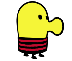 Doodle (Red) - Doodle Jump Galaxy (Prototype)