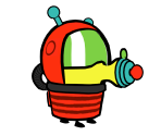 Doodle (Retro Astronaut) - Doodle Jump Galaxy (Prototype)