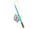 Flying-Butterfly Cat Wand - Nintendogs + Cats