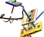 Cassette Tapes and Pencils - Splatoon 2