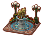 Bronze Twins Fountain - Animal Crossing: Pocket Camp