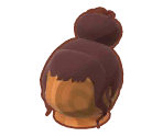 Loose Bun Wig - Animal Crossing: Pocket Camp
