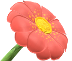 Large Red Flower - Mario Kart 8