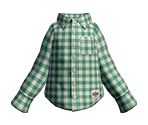 Green-Check Shirt - Splatoon 2