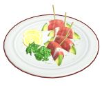 Avocado Prosciutto Roll - Cooking Mama 5: Bon Appetit!