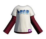 White Layered LS - Splatoon 2