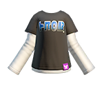 Black Layered LS - Splatoon 2