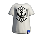 White Anchor Tee - Splatoon 2