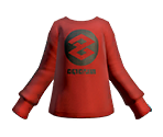 Red Cuttlegear LS - Splatoon 2