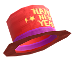 Red New Year's Hat - Animal Crossing: New Leaf