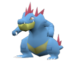 #160 Feraligatr - Pokémon Stadium 2