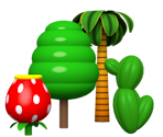 Mario Kart 64 Plants - Mario Customs