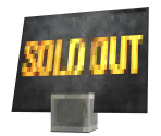 Sold Out Sign (GracieGrace) - Animal Crossing: New Leaf