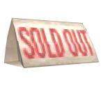 Sold Out Sign - Animal Crossing: New Leaf