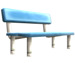 Blue Bench - Animal Crossing: New Leaf