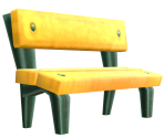 Yellow Bench - Animal Crossing: New Leaf
