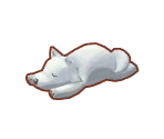 Sleepy Wolf Plushie - Animal Crossing: Pocket Camp