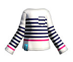 White Striped LS - Splatoon 2