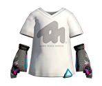 White V-Neck Tee - Splatoon 2