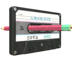 Cassette Tape with Pencil - Splatoon 2