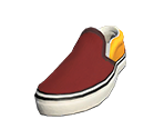 Red Slip-Ons - Splatoon 2