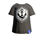 Black Anchor Tee - Splatoon 2