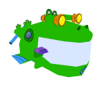 Reptar Submarine - Rugrats: Scavenger Hunt