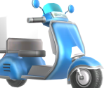 Delivery Motorcycle - Wii Party