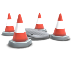 Traffic Cones - Wii Party