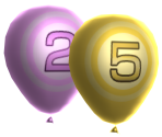 2P & 5P Balloons (Poppin' Pilots) - Wii Party