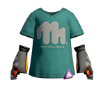 Green V-Neck Limited Tee - Splatoon 2