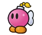 Bombette - Paper Mario: The Thousand-Year Door