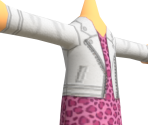 Leopard Print Dress + Biker Jacket - Miitomo