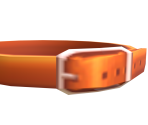 Pumpkin Leather Collar - Nintendogs