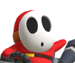 Shy Guy + Standard Kart Trophy - Super Smash Bros. for Nintendo 3DS