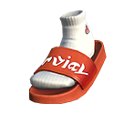 Red FishFry Sandals - Splatoon 2