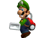 Vacuum Luigi Trophy - Super Smash Bros. Melee