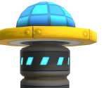 Spin Boost Pillar (Lunar Colony) - Mario Kart 8 Deluxe