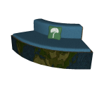 LittleBigPlanet Concave Curve Sofa - PlayStation Home