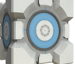 Weighted Storage Cube - Portal 2