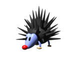 Yoshi Valley Porcupine - Mario Customs