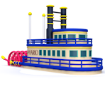 DK's Jungle Parkway Boat - Mario Customs