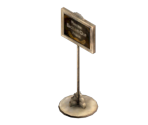 Sign Stand - BioShock 2