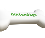 White Rubber Bone - Nintendogs