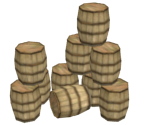 Stacked Barrels - Hyrule Warriors