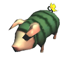 Poogie (Black Green Clash) - Monster Hunter Portable 3rd